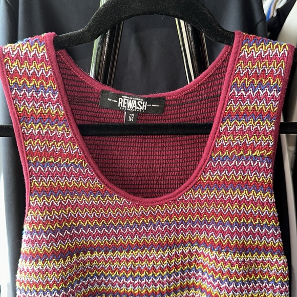 Rewash Ribbed Crop Tank - Picture 4 of 8